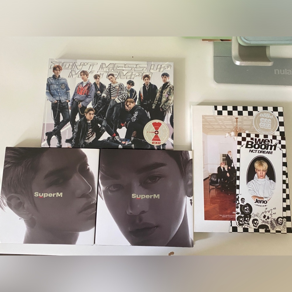 NCT DREAM, SUPERM and EXO K-POP Albums